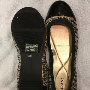 Alfani Flats Black and Gold/White Size 8.5M